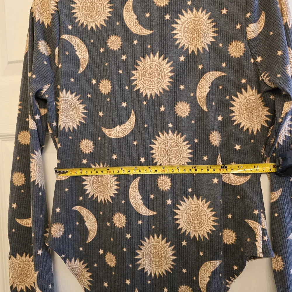 FOREVER 21 Celestial Witchy Whimsigoth Bodysuit - Size 1X - Picture 8 of 9